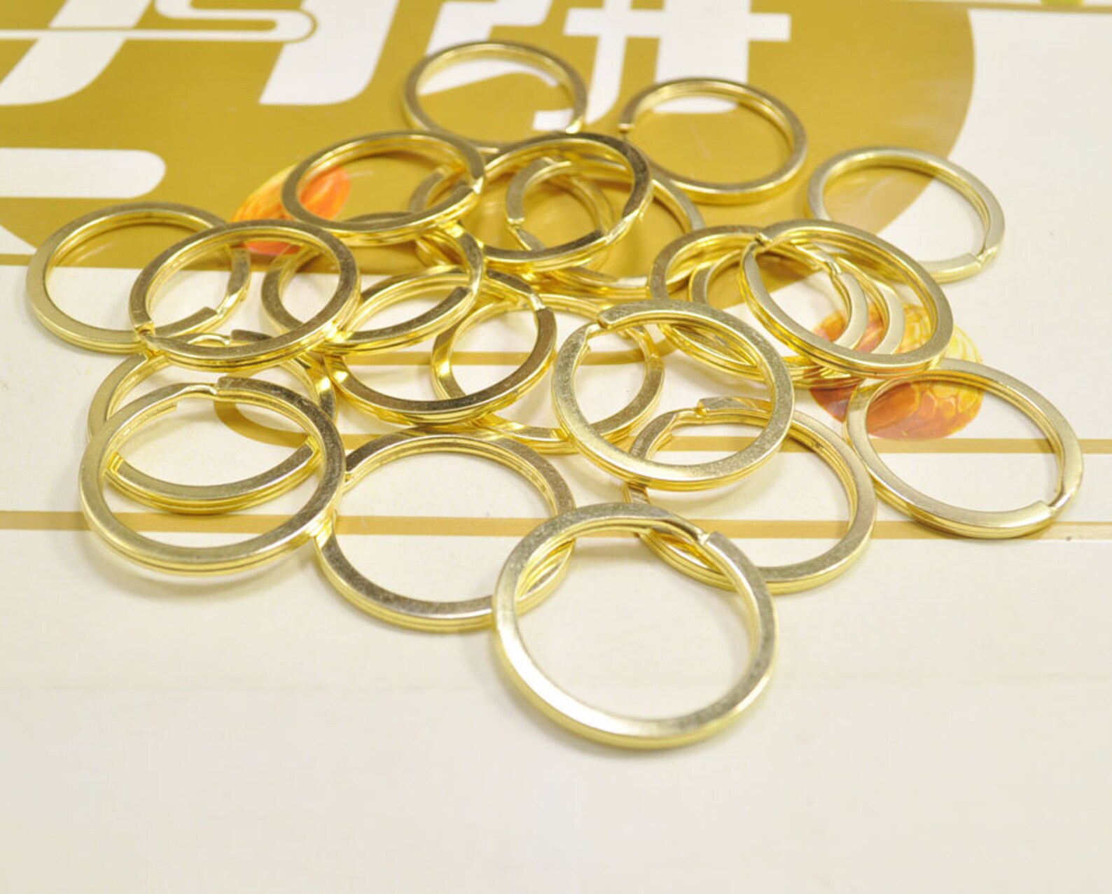 20pcs Split Key Ringsgold Plated Key Ringskey Ring Etsy