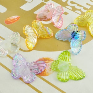 Butterfly Shoe charm,Plastic Butterfly Shoe charms,AB Color Stud charm Spikes Shoe Charm,Shoe Decoration,Shoe Accessories,