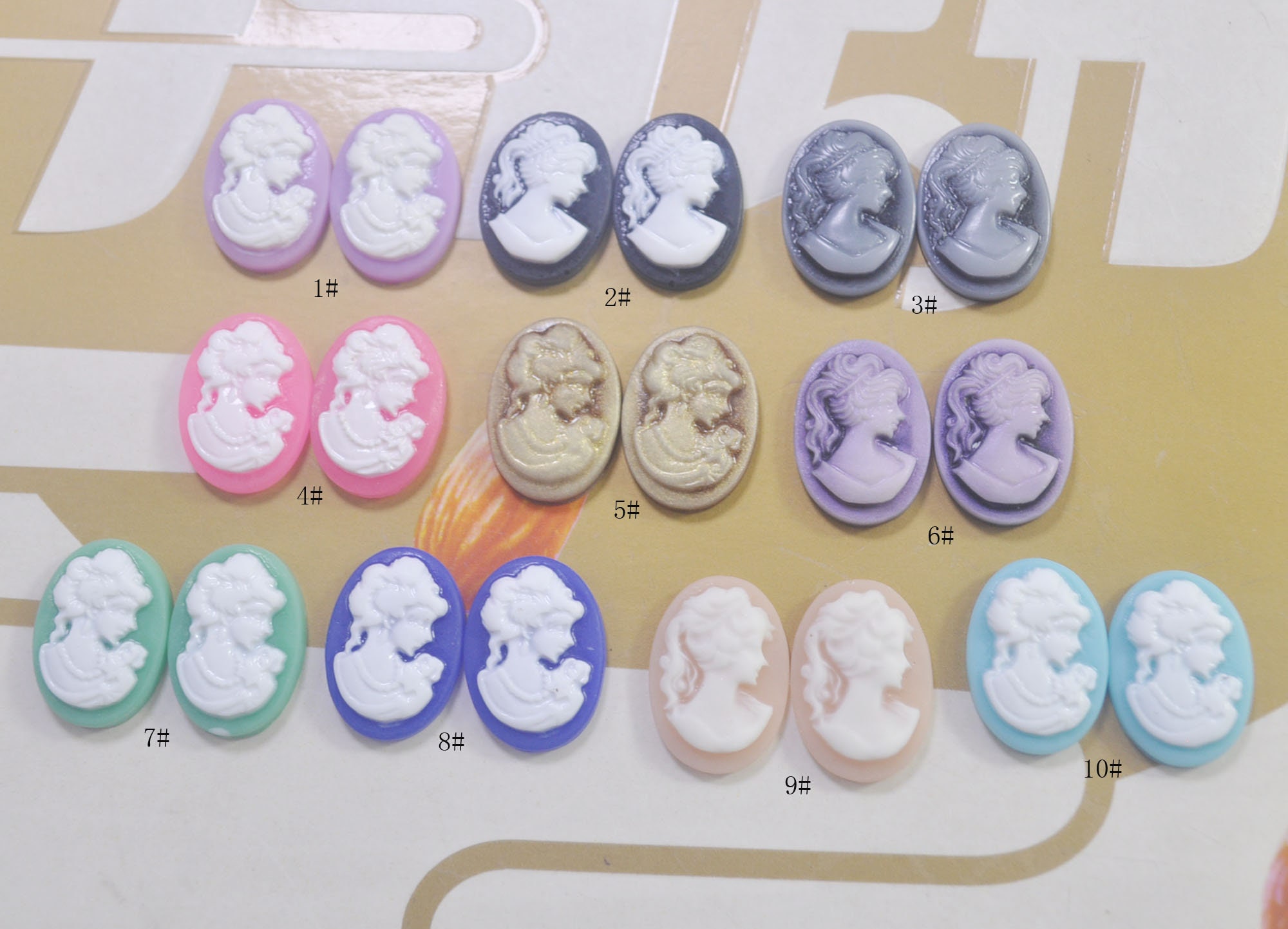 Cammeo Floreale Con Perle - - L'arte Della Gioielleria Made In Italy - Foto 6