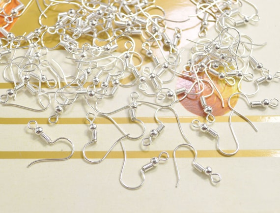 200 Pcs Stainless Steel Ball & Coil Earring Hooks - 19mm Ear Wires For DIY Jewelry Making, Nickel-Free - View #6