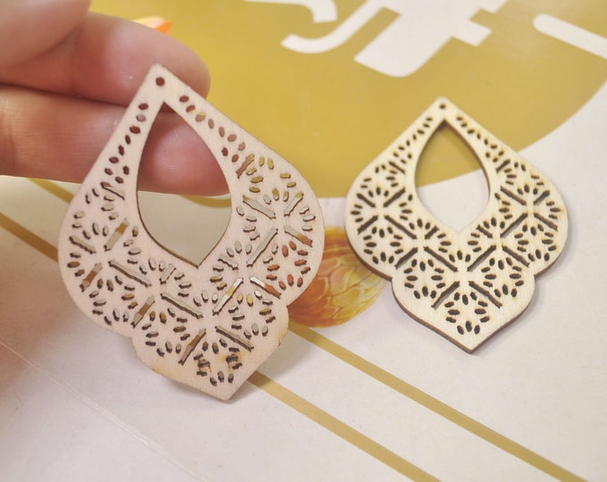 10pcs Queen Wood Earring Dropafrican Wooden Earring Jewelry Etsy