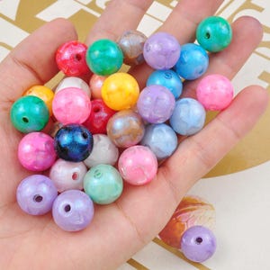Mixed Acrylic Star Beads,10 Glitter Star Gumball Bubblegum Beads,15mm,Charm Beads for Keychain,Loose Beads For Jewelry Making DIY Findings