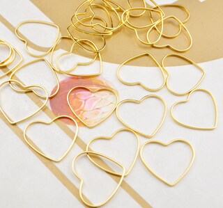 Orecchini A Cuore Placcati Oro Per Donne E Ragazze | Ciondolo Cuore Romantico | Bijoux Eleganti