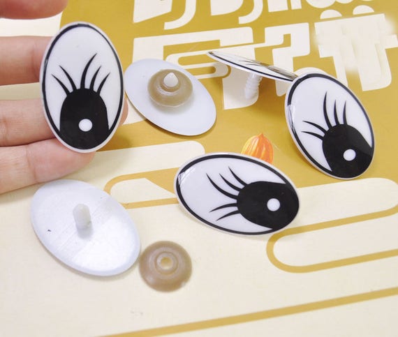 Cartoon Safety Eyes Toys, Plastic Eyes Dolls