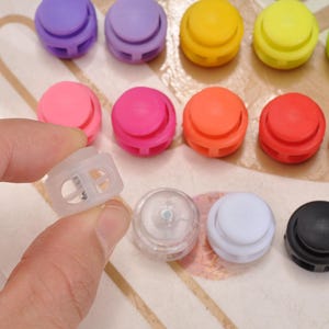 20Pcs Toggle Cord Locks Button Cord，Double Hole Toggle Cord Lock,Elastic cord locks, for Drawstring Clothing Shoelaces Backpack Lanyard DIY image 3