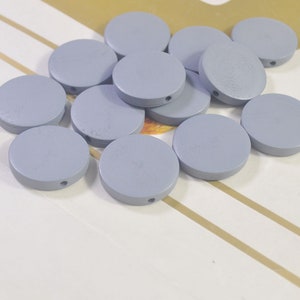 30 pcs Gray Flat Round Wood Bead,Painted Wood Circles Wooden discs, wood disk ,Unfinished Wooden Beads for jewellry,25x5mm