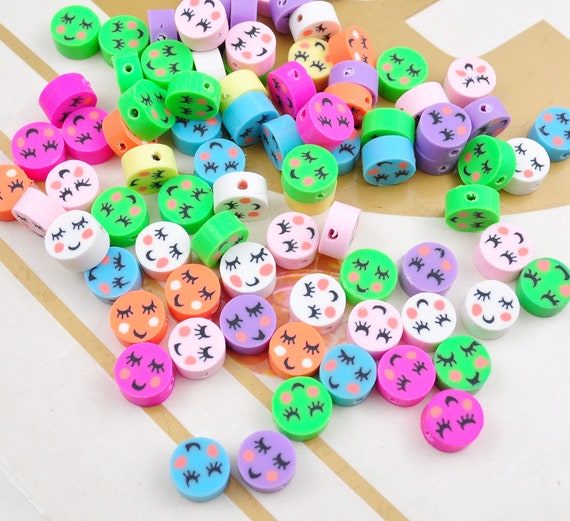 Polymer Clay Beads shy Beads loose Polymer Clay Bead for Jewelry Making kids Beadsbeads for Bracelet spacing Beads wholesale Etsy