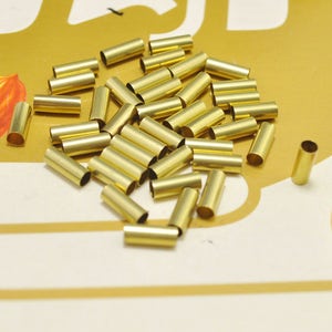 Raw Brass Spacer Beads,60Pcs Raw Brass Tubes,Round Brass Tube Bead (10X4mm) - D5104
