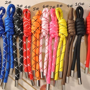 1-100Pcs,10 Colors,Rope Purese Charm,Colorful Handmade Paracord Knot Keychain,Rope Bag Charm, Purse,Keychain or Bag Rope Accessories