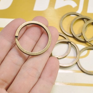20Pcs Split Key Rings,Bronze Plated Key Rings,Key Ring Findings,keychain rings 30mm