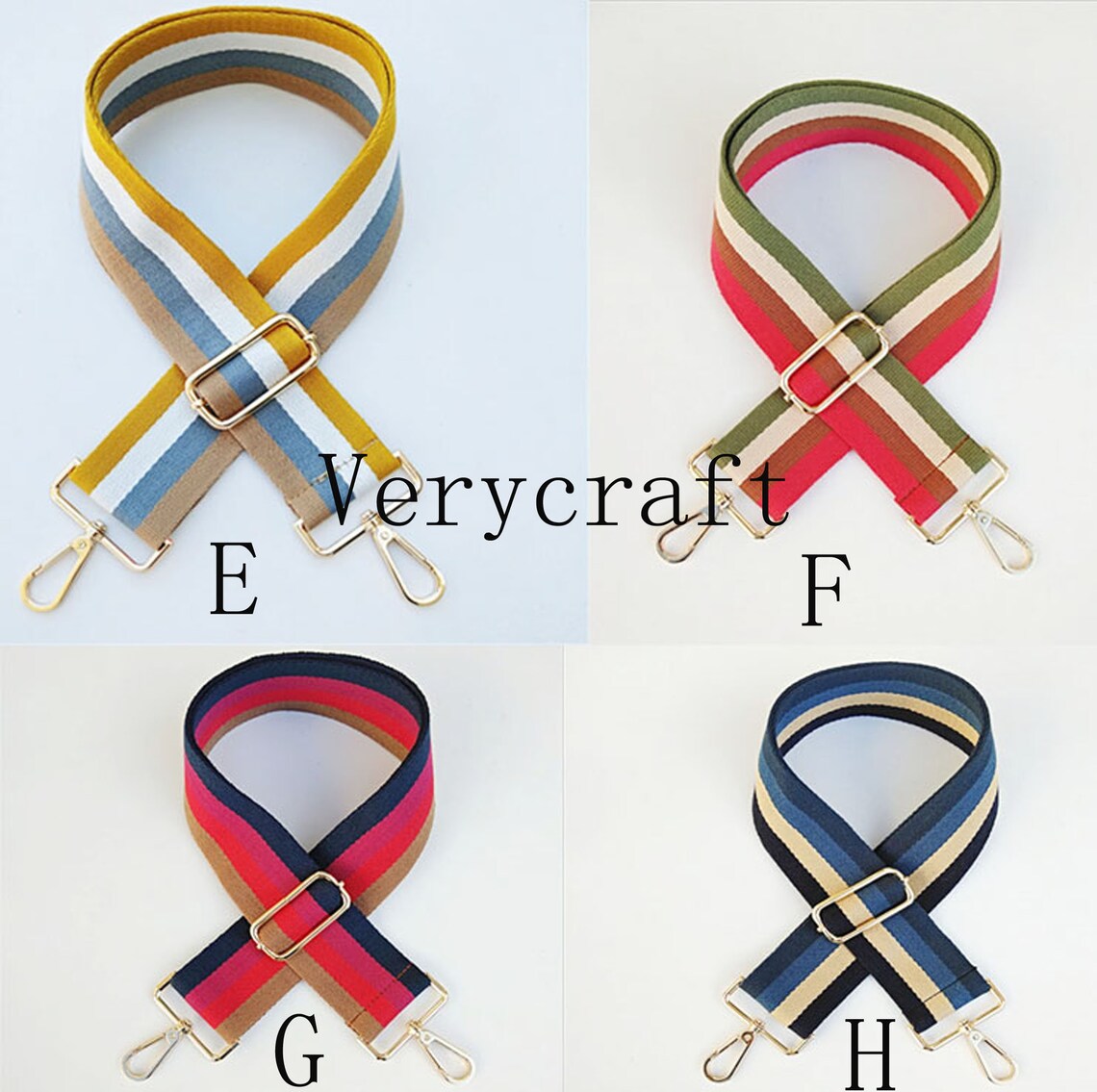 Colorful Crossbody Strap51adjustable Purse Strap Crossbody Etsy