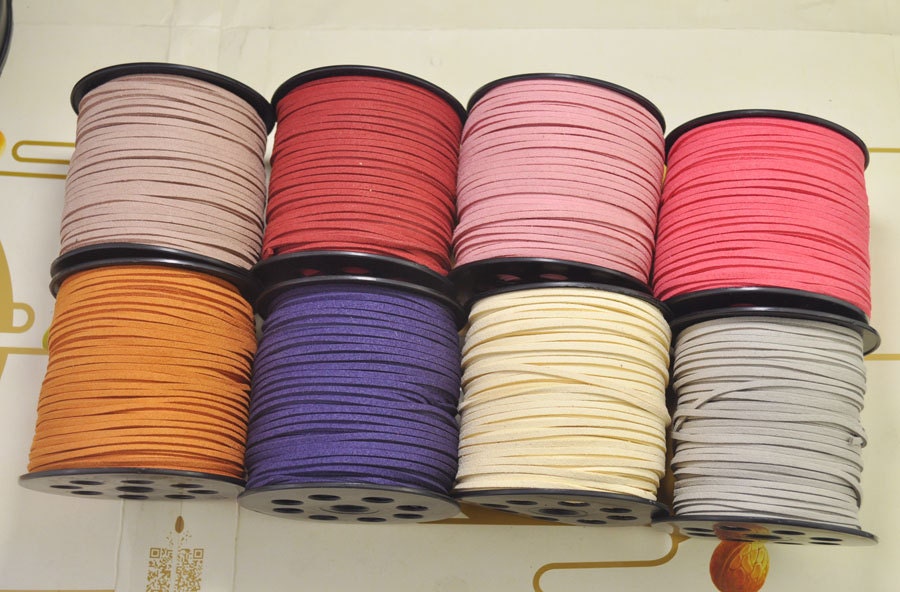 2.5mm Flat Faux Suede Leather Corddiy Leather String Cord - Etsy