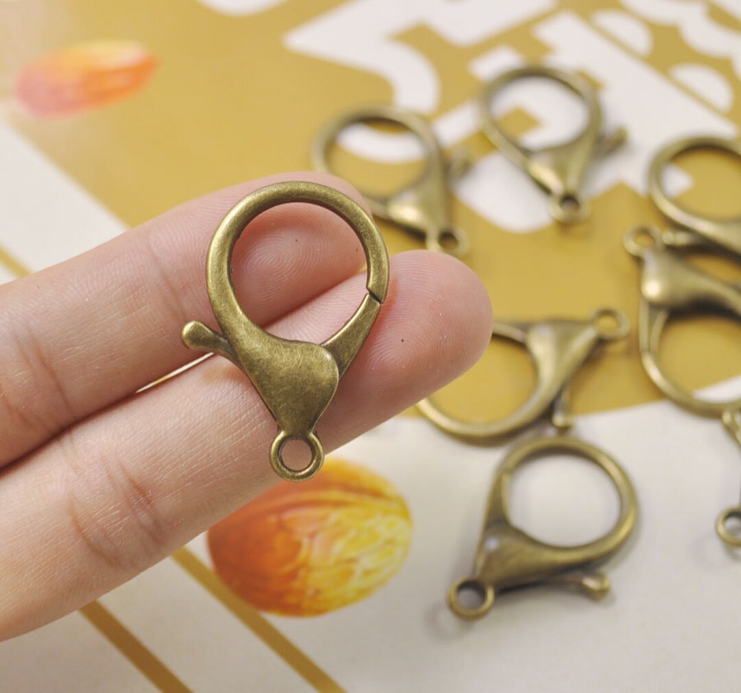 Shell Clasp Key 8pcs Bronze Keyclasps,key Clasp,lobster Clasp Claw Key Chain Supplies ...