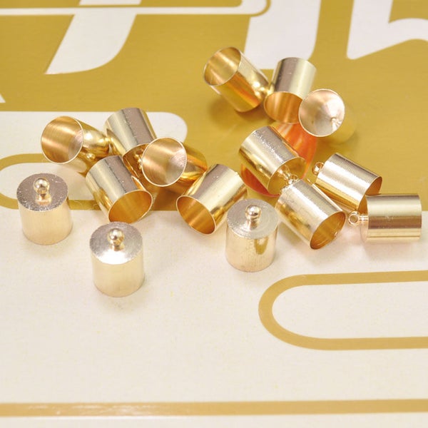 Metal End Caps for Jewelry Making Etsy