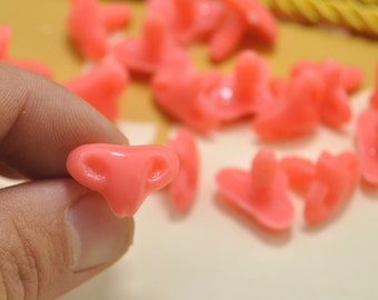 10PCS Cat Nose With Safety Washer for Cat Safety Nose Plastic Nose Kitte Plush Animal, Sew, Crochet doll, Amigurumi - 18mm