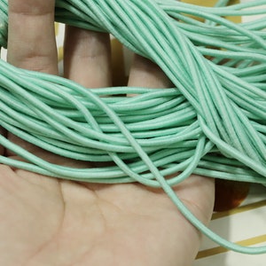 5 meters 2.5mm round elastic cord,Aqua Stretch cord, stretch elastic string,Beading Cord,DYI masks, jewellery,Nylon wrapped Rubber.