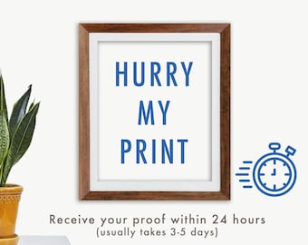 Hurry my print | Print order to the top of the queue