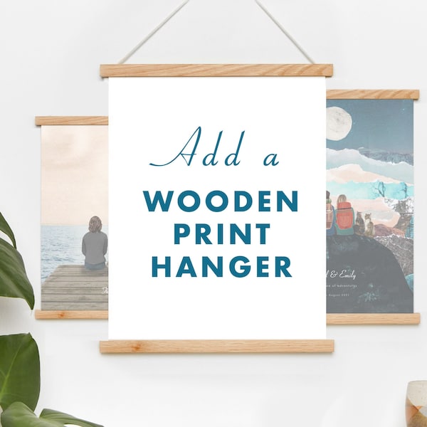 Wooden Print Hanger