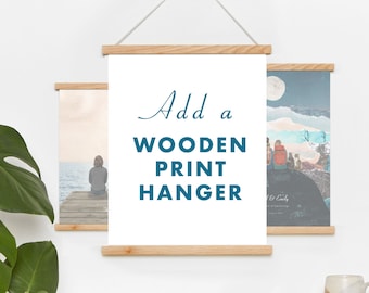 Wooden Print Hanger