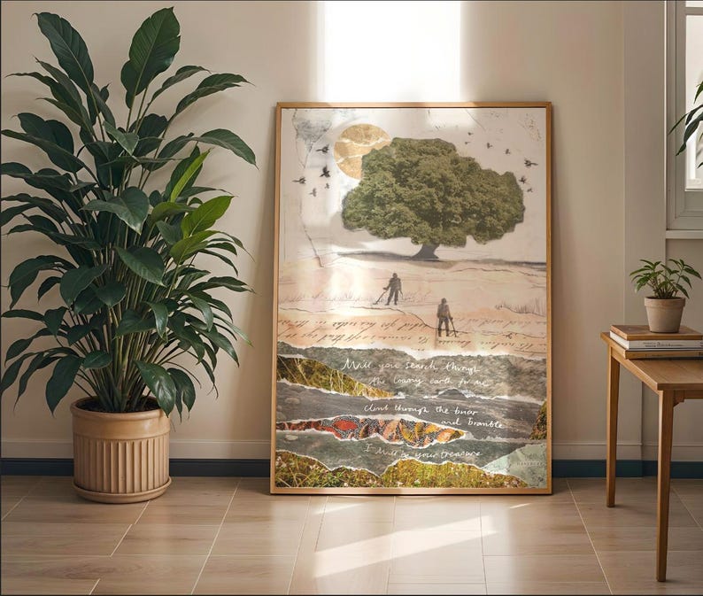 Impression d'oeuvres d'art de détectives, impression de détectives de métaux, Lance et Andy, format A2 + A3, impression d'oeuvre d'art de paysage collée, art mural de détectives image 8
