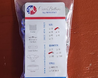 Size #24 CoverButtons, 100 pack
