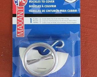 Round Aluminum Cover Buckle, 2-pack
