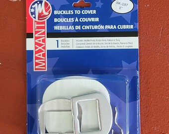 Heel-bar Aluminum Cover Buckle, 2-pack