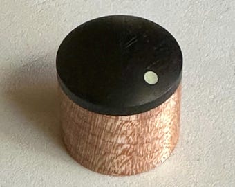 Ebony/Ash Guitar Knobs