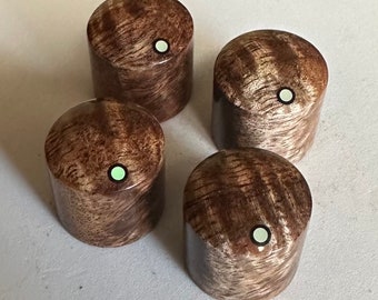 Dyed/Stabilized Maple Burl Guitar Knobs: PRICE/KNOB