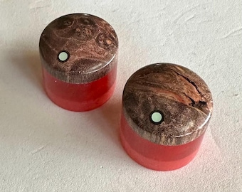 Maple Burl/ Resin Guitar Knobs