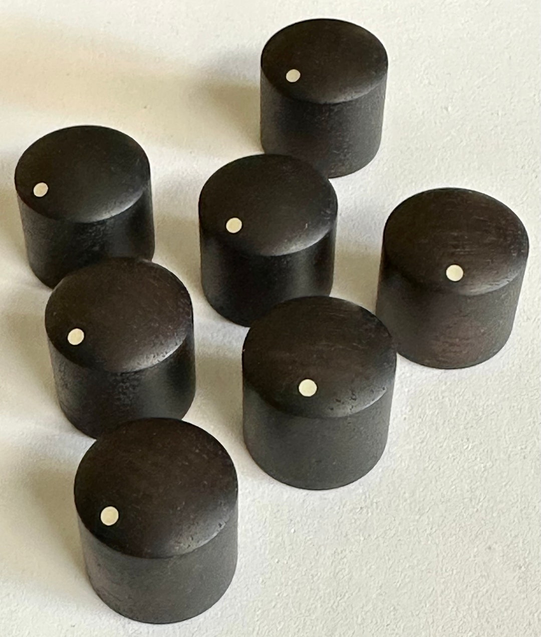DARK Macassar Ebony Guitar Knobs Etsy