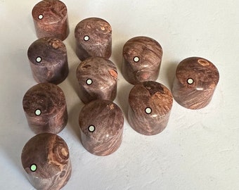 Dyed/Stabilized Maple Burl Guitar Knobs: PRICE/KNOB
