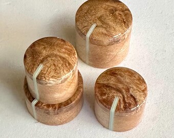 Spalt Maple Guitar Knob Set