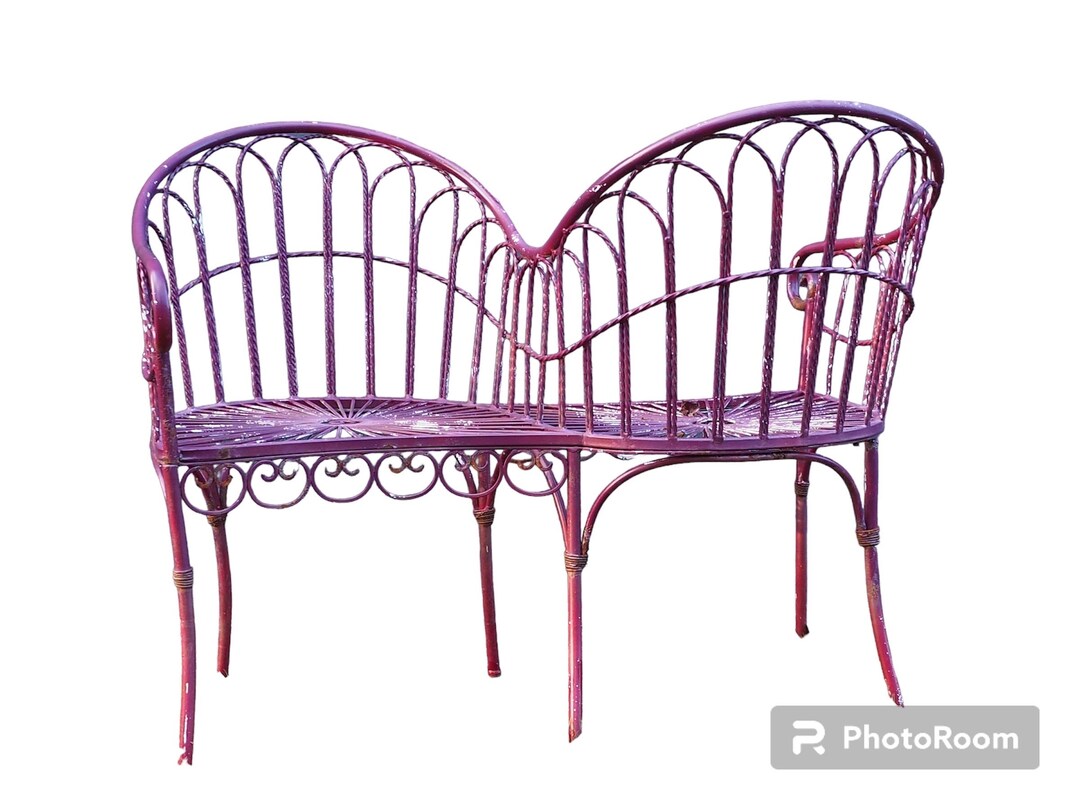 姫ちん　kids bench ワインレッド Shaded Bench