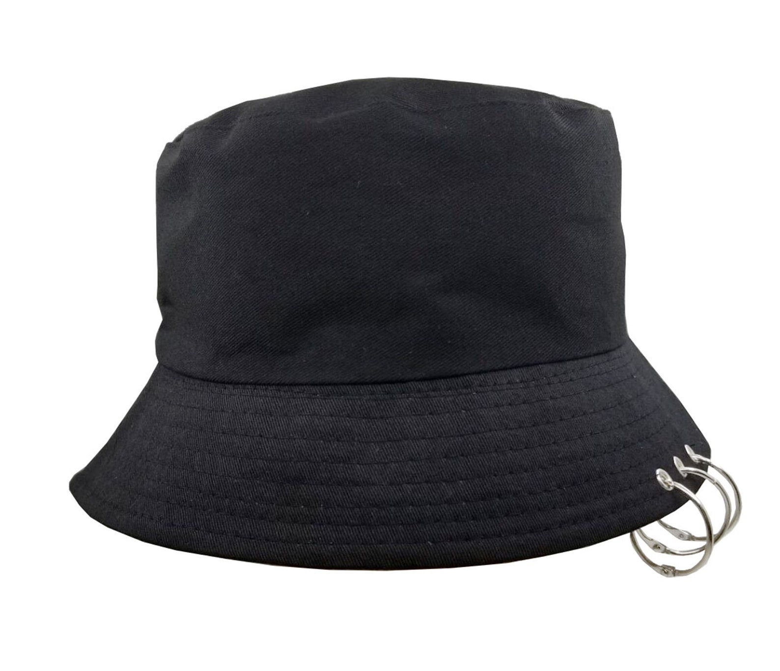 Bucket Hat Kpop Caps With Rings Fishermancap With Iron Rings Etsy
