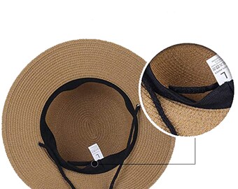 Women's Wide-brimmed Sun Hat With Wind 