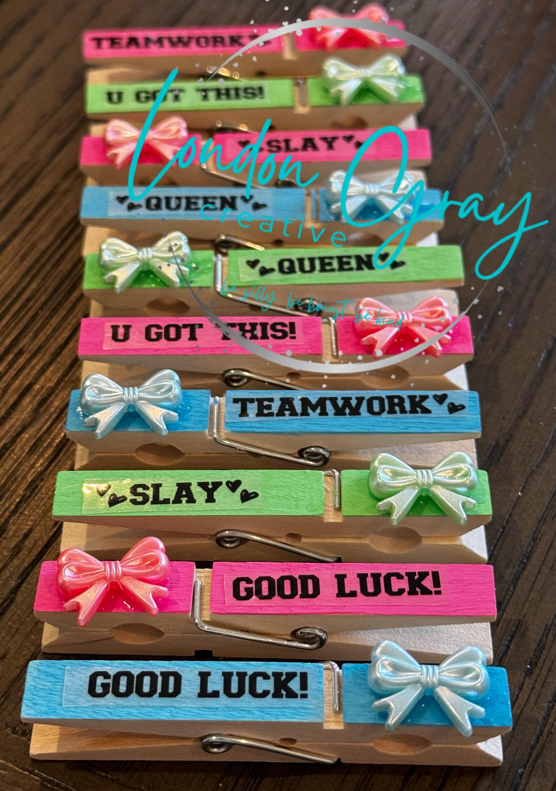 Cheer Good Luck Pins Set of 10 | Cheerleader Team Gifts | Cheer ...