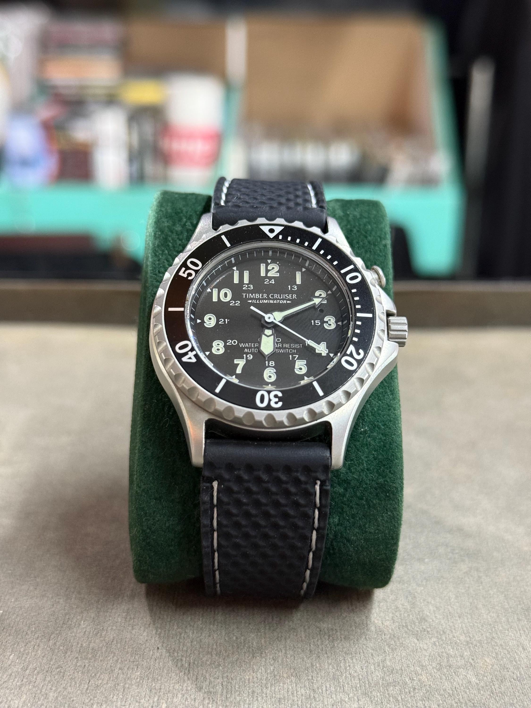 Rare Casio Timber Cruiser TIC-3 Military Field Vintage Watch 