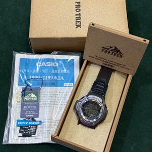Vintage Casio Pro Trek PRT-410 Digital Watch NOS