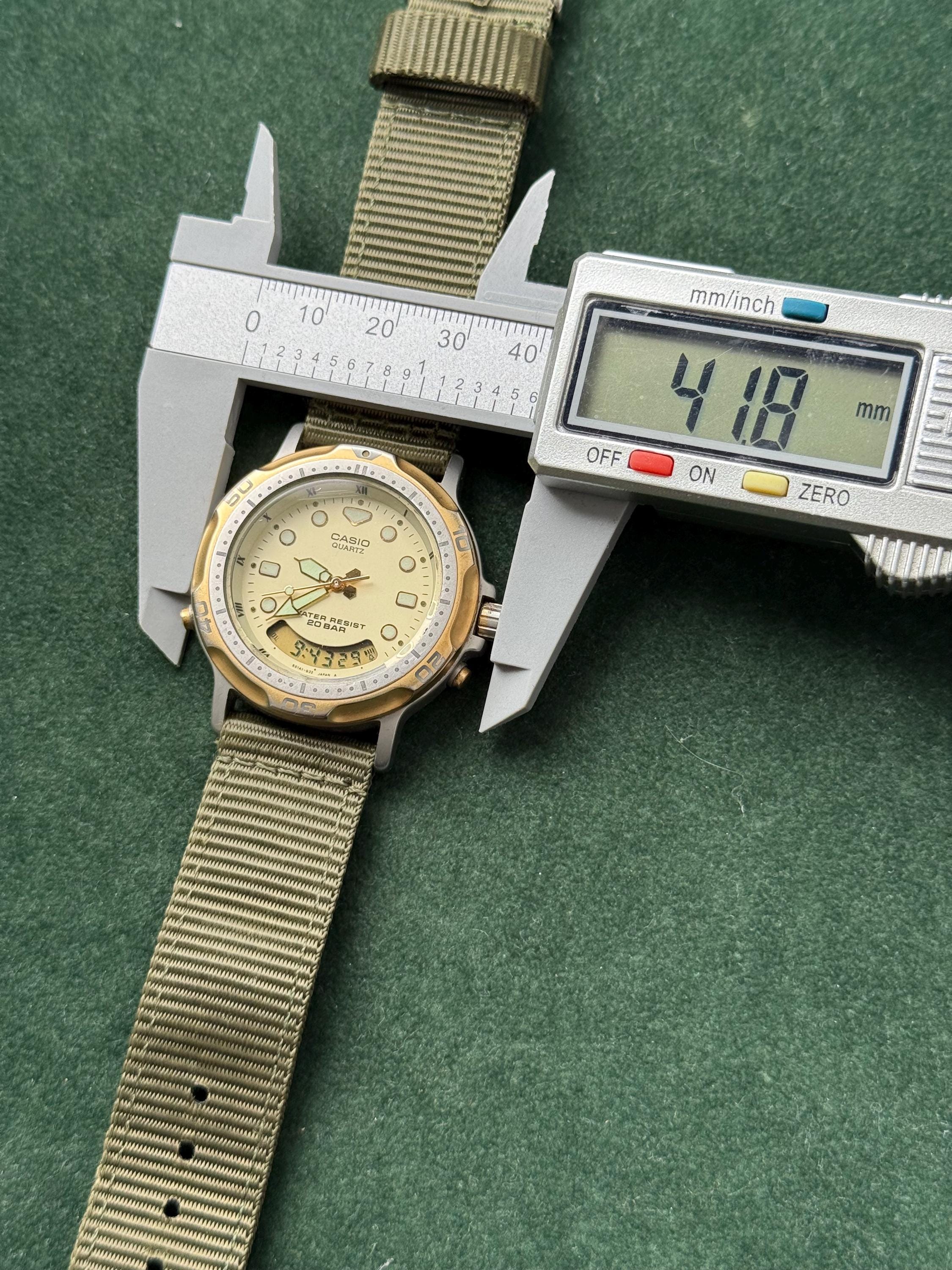 Vintage Casio AD 701 Ana Digi Watch - Etsy