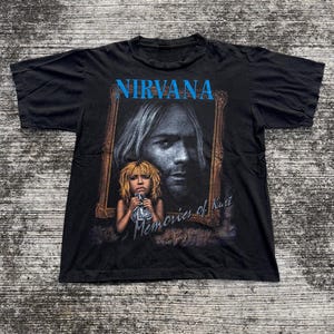 Vintage Memorial Tee Kurt Cobain - Etsy