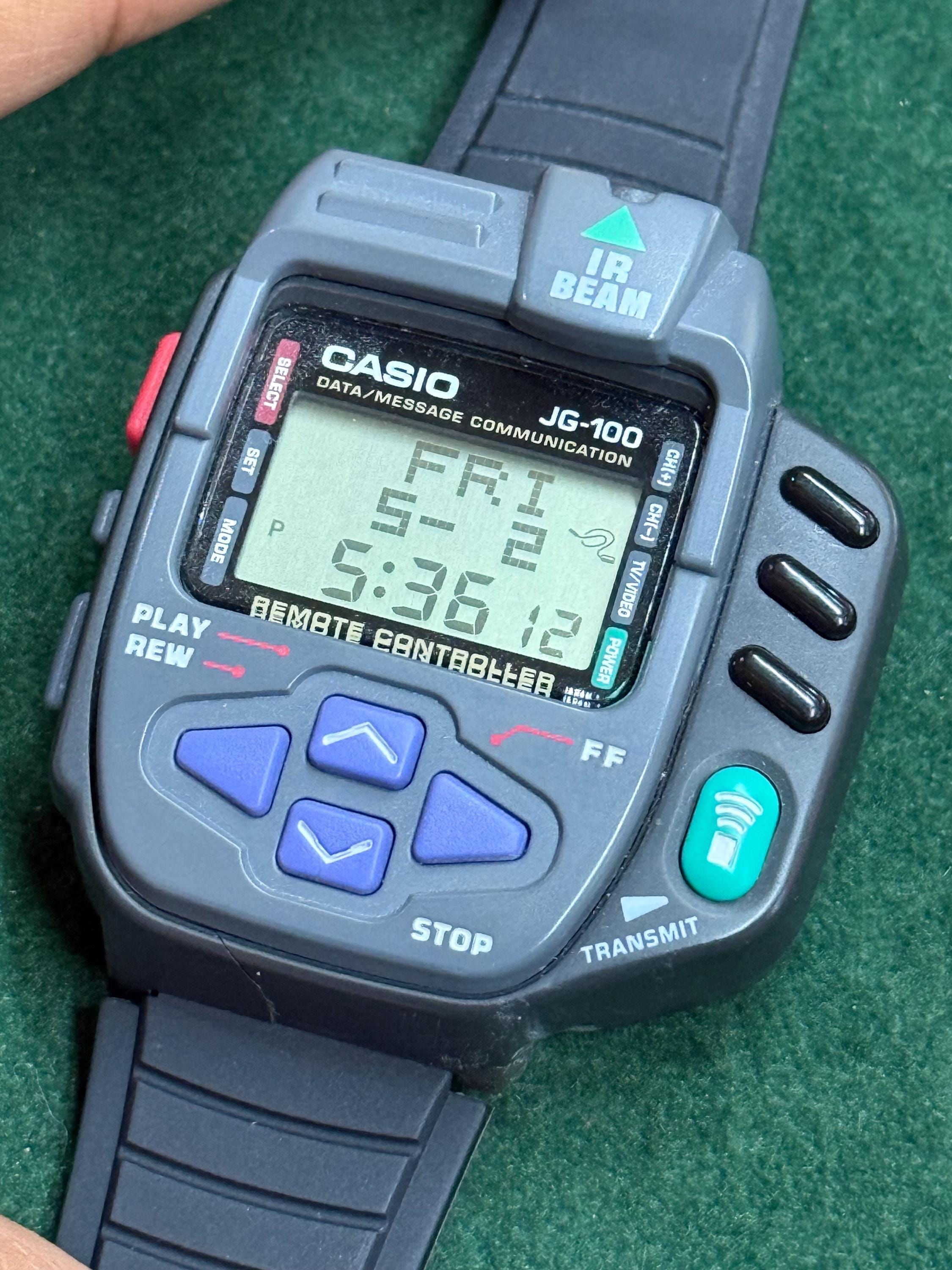 Vintage Casio JG-100 Remote Controller Digital Watch Rare - Etsy