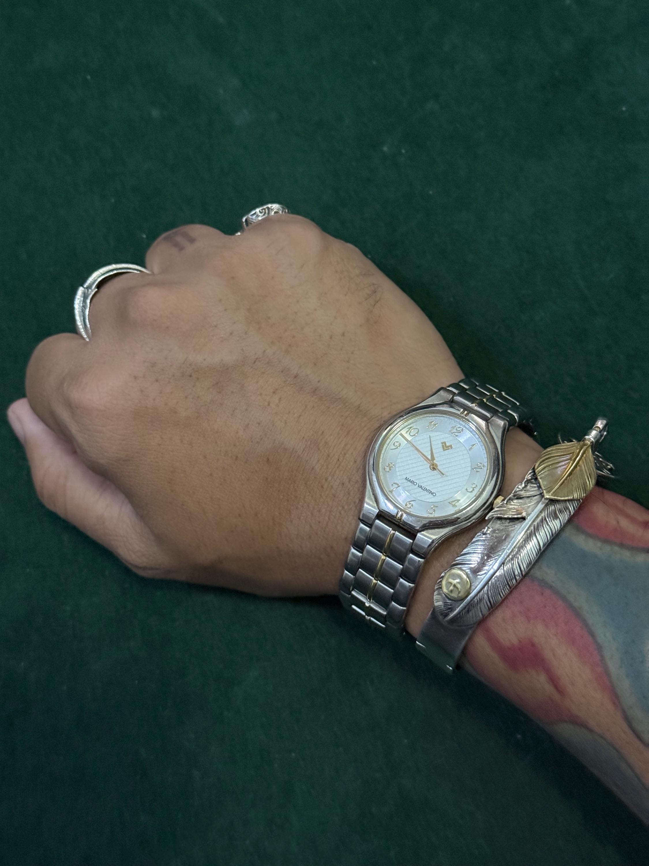 Vintage Mario Valentino Watch Vintage Mario Valentino Duo Tone Watch - Etsy main image 3