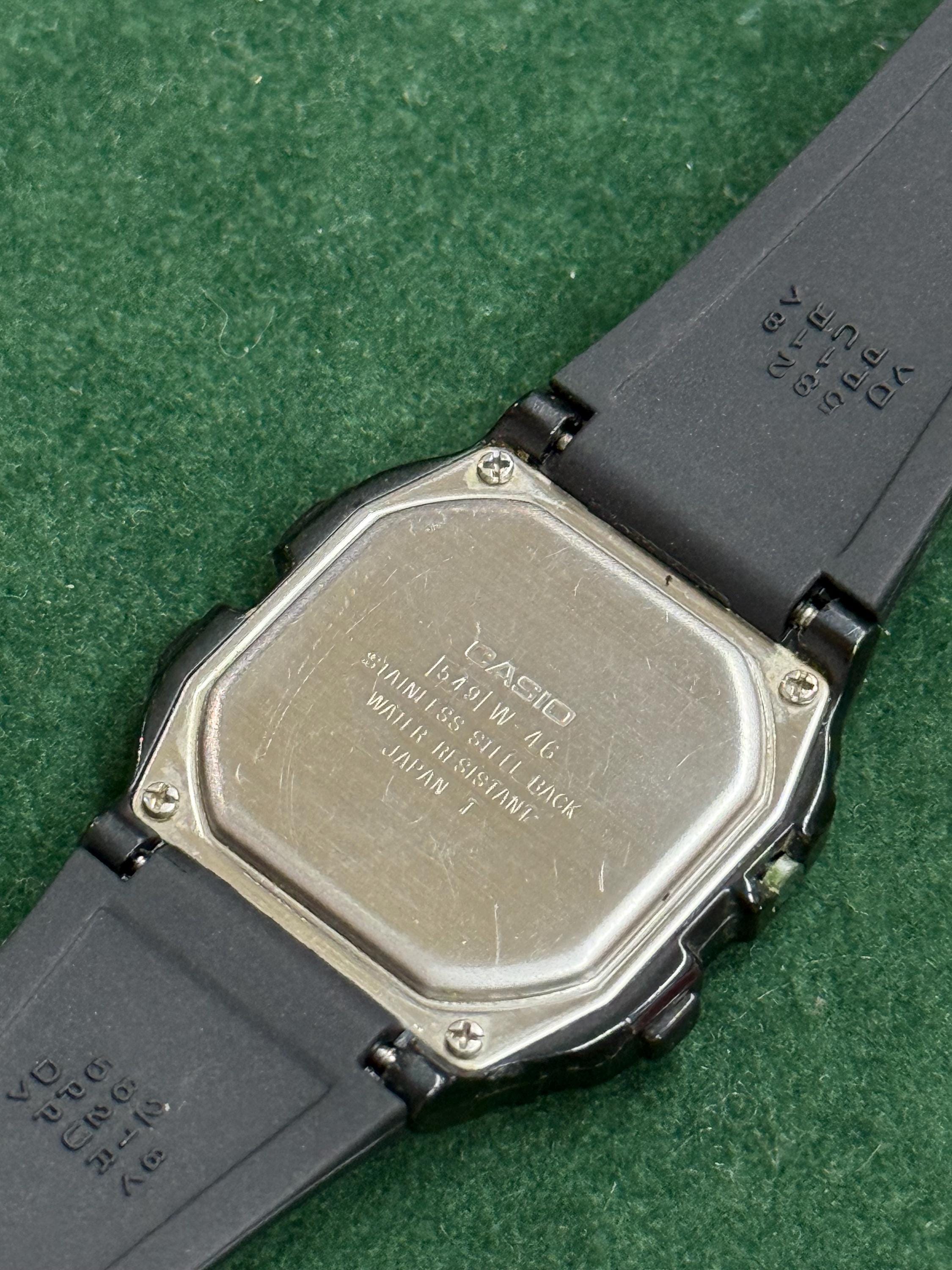 Vintage Casio W-46 Digital Watch - Etsy