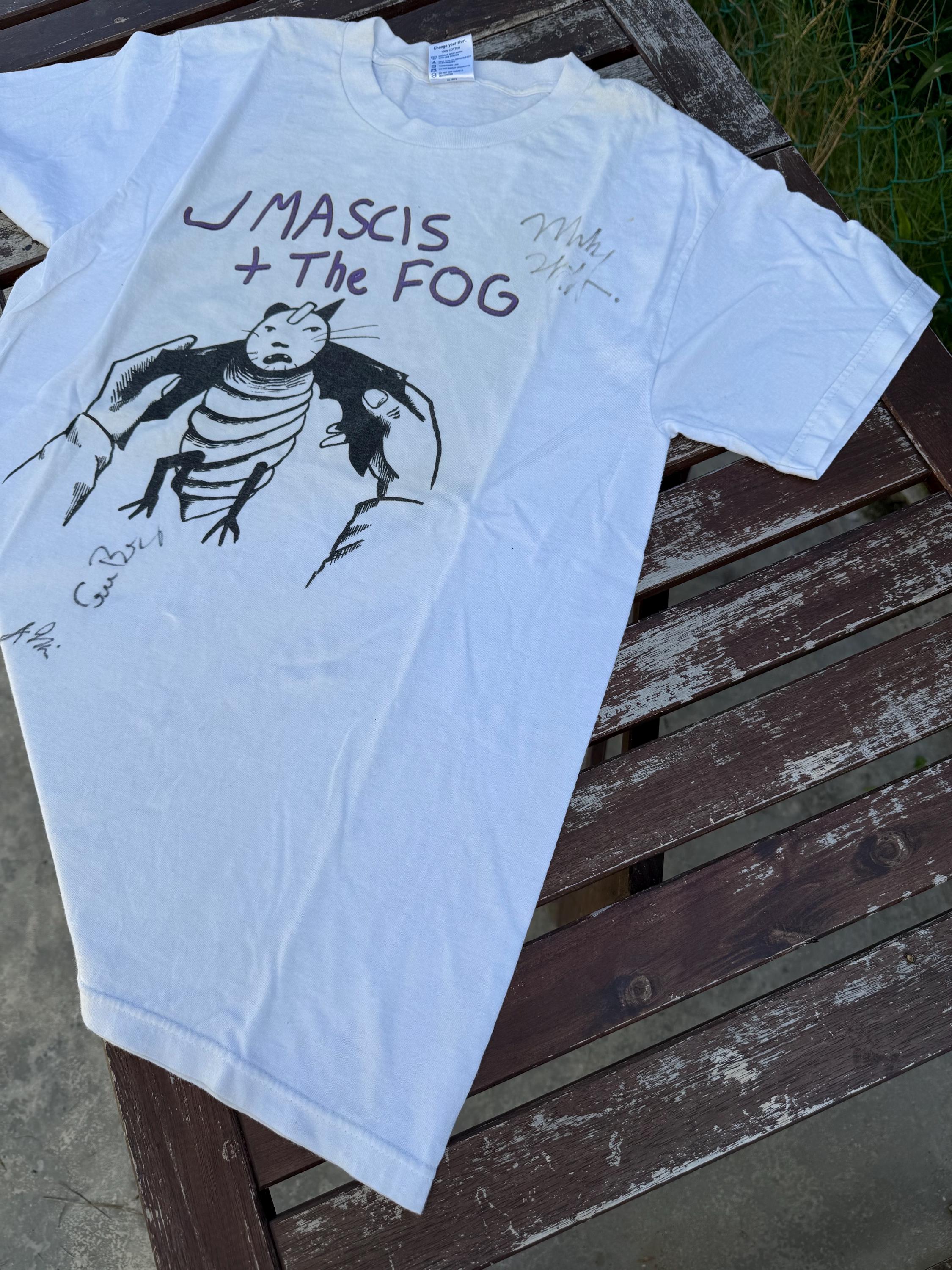 J Mascis +The Fog　2001年ヴィンテージ Tシャツ Vintage J Mascis + the Fog Band Signature Tshirt Dinosaur Jr