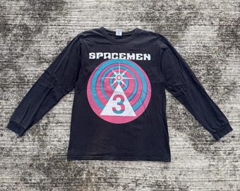 SPACEMEN 3 ヴィンテージ tシャツ　激レア　VINTAGE 本物 希少なヴィンテージ SPACEMEN 3 メンズ ユニセックス Tシャツ - Etsy 日本