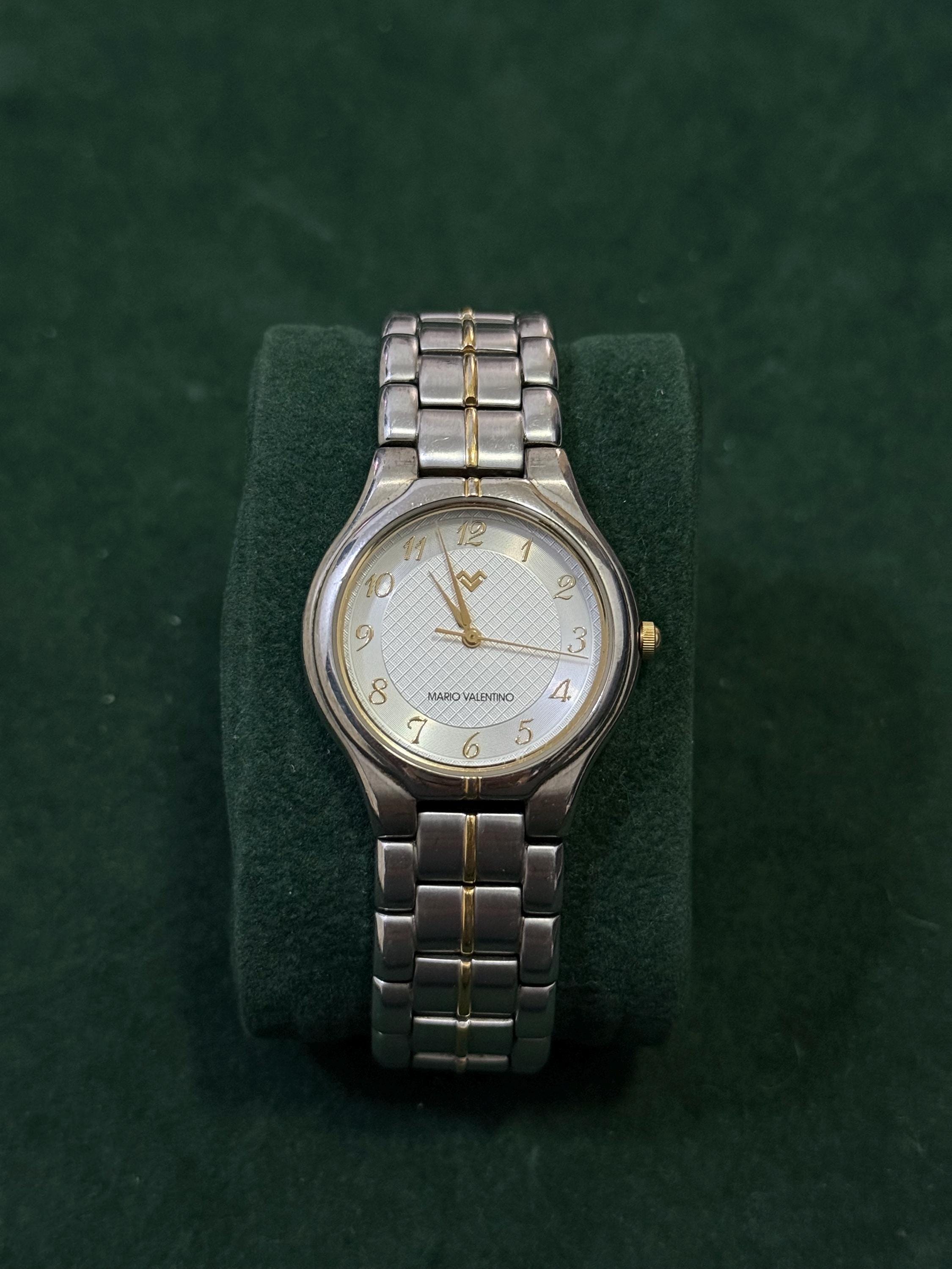 Vintage Mario Valentino Duo Tone Watch - Etsy