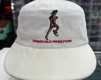 Seltene Vintage Nike Honolulu Marathon Made In USA Cap Snap Back