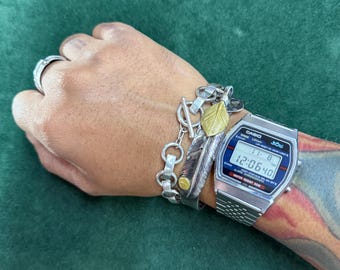 オリジナル日本製ヴィンテージCASIO A156Wデジタルクォーツ腕時計80