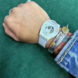 Vintage Swatch Gent Date In View AG 1997 Watch Rare